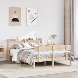 Bedframe 120x200cm Solid Wood Pine