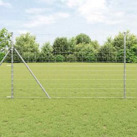 Field Fence 1.4x25 m Galvanized Steel