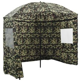 BRLRIDG Fishing Umbrella Camouflage 240x210 cm Oxford Polyester