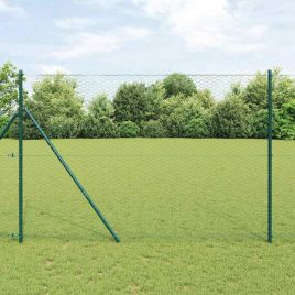 Hexagon Fence Green 1.5x100 m Steel