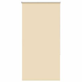 Roller Blind Blackout Beige 80x130 cm Fabric Width 75.7 cm Polyester