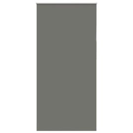 Roller Blind Blackout Grey 100x210 cm Fabric Width 95.7 cm Polyester