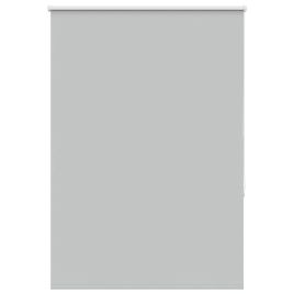 Roller Blind Blackout Light Grey 115x130 cm Fabric Width 110.7 cm Polyester