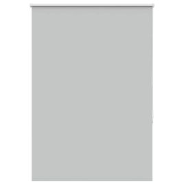 Roller Blind Blackout Light Grey 100x150 cm Fabric Width 95.7 cm Polyester