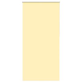 Roller Blind Blackout Yellow 95x210 cm Fabric Width 90.7 cm Polyester
