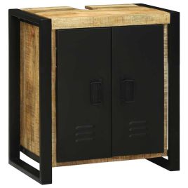 Sink Cabinet 55x35x60 cm Solid Wood Rough Mango