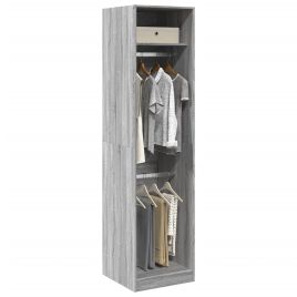 Wardrobe Grey Sonoma 50x50x200 cm Engineered Wood - vid-3307788
