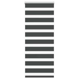Zebra Blind Black 60x100 cm Fabric Width 55.9 cm Polyester