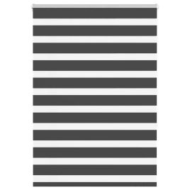 Zebra Blind Black 110x150 cm Fabric Width 105.9 cm Polyester