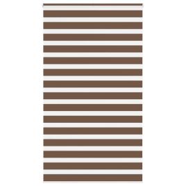 Zebra Blind Brown 120x200 cm Fabric Width 115.9 cm Polyester