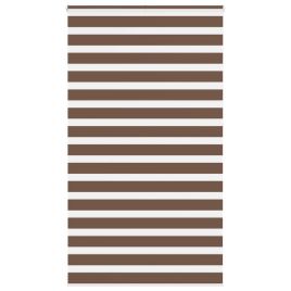 Zebra Blind Brown 130x230 cm Fabric Width 125.9 cm Polyester