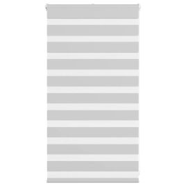 Zebra Blind Light Grey 85x100 cm Fabric Width 80.9 cm Polyester