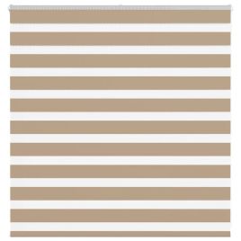 Zebra Blind Sand Brown 140x100 cm Fabric Width 135.9 cm Polyester