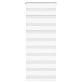Zebra Blind White 65x150 cm Fabric Width 60.9 cm Polyester