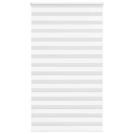 Zebra Blind White 135x200 cm Fabric Width 130.9 cm Polyester