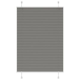 Pleated Blind Anthracite 100x150 cm Fabric Width 99.4 cm Polyester