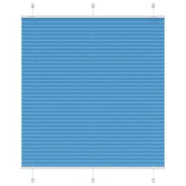 Pleated Blind Blue 115x100 cm Fabric Width 114.4 cm Polyester