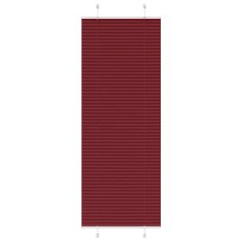 Pleated Blind Bordeaux Red 70x200 cm Fabric Width 69.4 cm Polyester