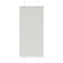Pleated Blind Light Grey 55x150 cm Fabric Width 54.4 cm Polyester