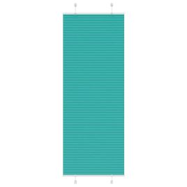 Pleated Blind Petrol Green 70x200 cm Fabric Width 69.4 cm Polyester