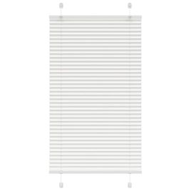 Pleated Blind White 75x150 cm Fabric Width 74.4 cm Polyester