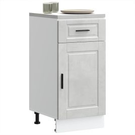 Kitchen Base Cabinet Porto Concrete Grey Engineered Wood