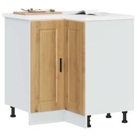Kitchen Corner Base Cabinet Porto Artisan Oak Engineered Wood