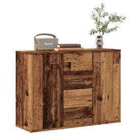 Sideboard Old Wood 88x30x64 cm Engineered Wood