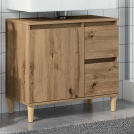 Sink Cabinet Artisan Oak 65x33x60 cm Engineered Wood