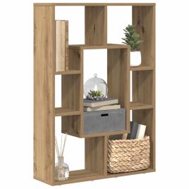 Bookcase Artisian Oak 63x20x90 cm Engineered Wood