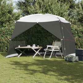HERWOD Mosquito Tent 320x320x218 cm Polyester and Fiberglass - Grey