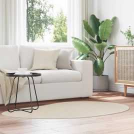 Rug Folding Beige 120 x 170 cm Polyester