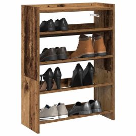 AVIATOR Narrow Shoe Rack Old Wood