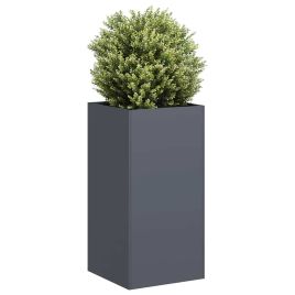 Planter Anthracite 40x40x80 cm Cold-rolled Steel