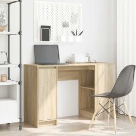 Desk Sonoma Oak 120x42x76 cm Engineered Wood