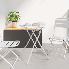 NALOFT Bistro Table 55x55x72.5 cm Powder-coated Steel - White