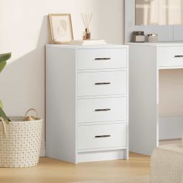Sideboard White 40x41x75 cm Engineered Wood