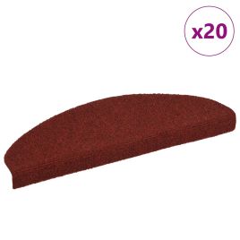 Stair Mats Self-adhesive 20 pcs Red 65x21x4 cm