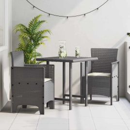 MEFORD Garden Chair 2 pcs Light 53x49x85 cm Polypropylene - Grey