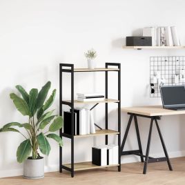 Bookcase Sonoma oak 60 x 30 x 118 cm Engineered wood