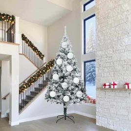 FLINRA Christmas Bauble Set 3 pcs White Plastic