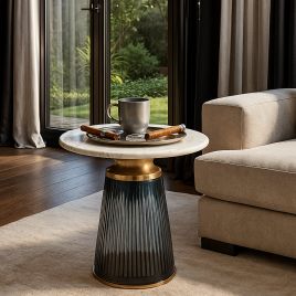 BRIGHTON Side Table Blue