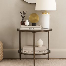GREENFORD Side Table - Brown