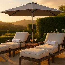 WINDERMERE Parasol - Grey