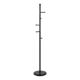 Aspen Coat Hanger with Frame and Base - Matt Black