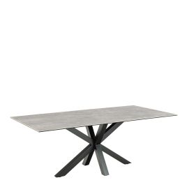 Dining Table - HEAVEN Dining Table Ceramic Grey Top 200cm