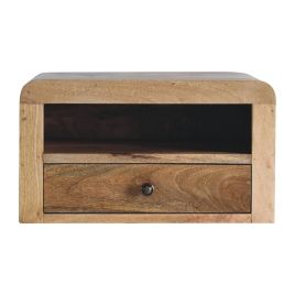 LIPARI Oak-ish Floating Bedside