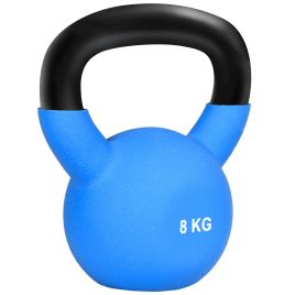 HERON Soft Kettlebell Kettle Bell with Non Slip Handle Blue