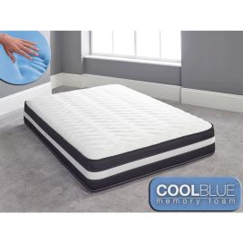 Cool Blue Memory 3D Border Foam Spring Mattress