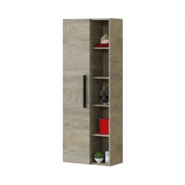 Dempsey Oak Effect Bathroom Vanity Storage Wall Mounted Cupboard - Oak